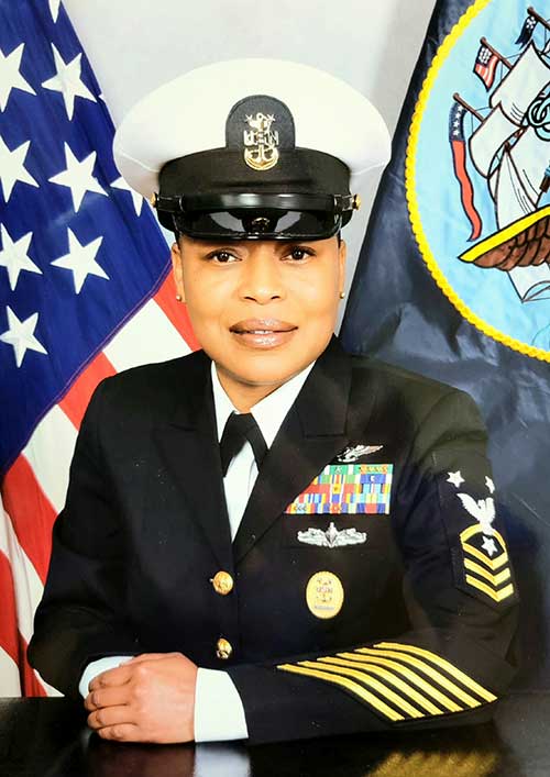Photo of Senior Enlisted Leader Latricia Robinson, NAVSUP Fleet Logistics Center Bahrain
